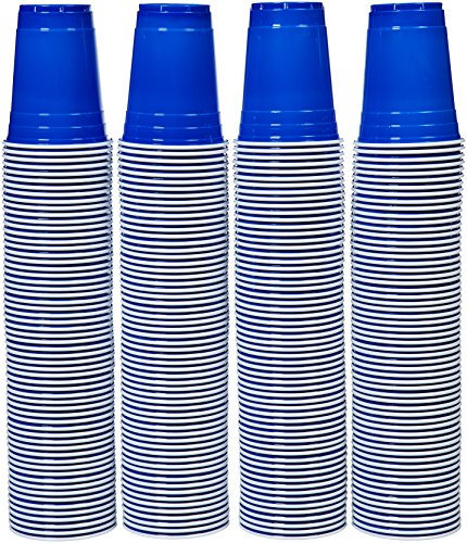 Kunststoff-Einwegbecher, 473 ml, (240er-Pack), blau